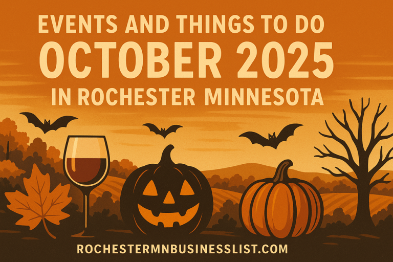 Read more about the article Events and Things to do October 2025 in Rochester Minnesota