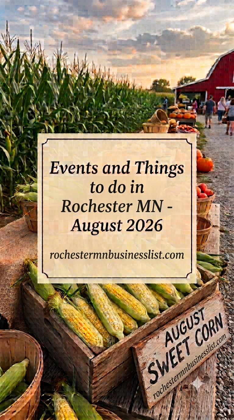 Read more about the article Events and Things to do August 2026 in Rochester MN